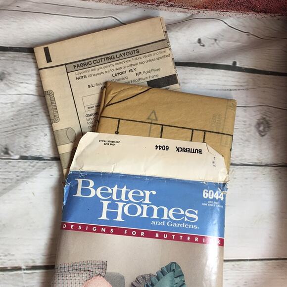 Vintage Better Homes & Gardens Designs for Butterick 1988 Sewing Pattern 6044 - Picture 11 of 11